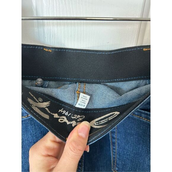 Seven 7 jeans blue slip on stretchy jeans size s - Picture 5 of 6